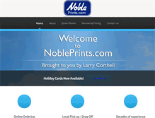 Tablet Screenshot of nobleprints.com